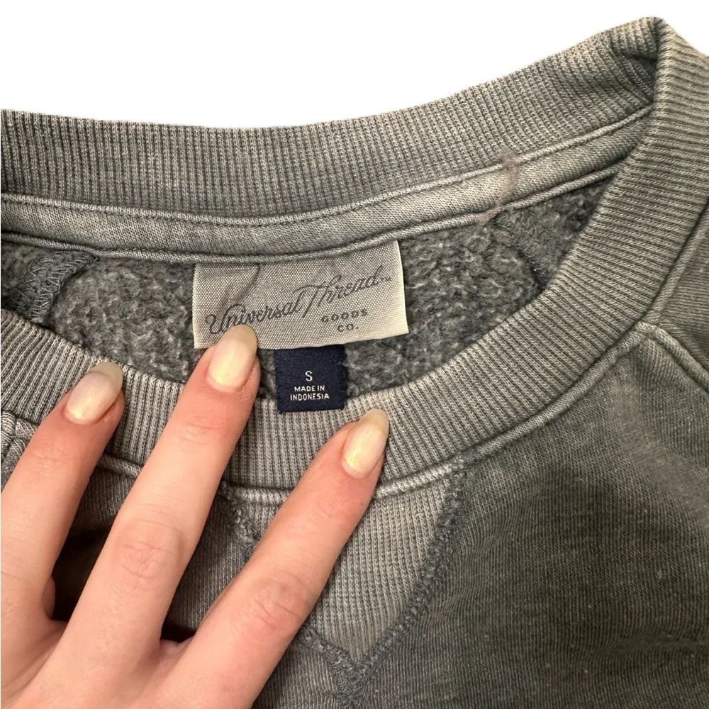 Universal Thread Women's Crewneck Sweater - Blueish Heather Gray